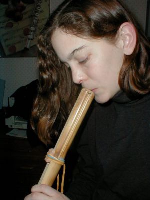 Jill playing flute December 2000
Family Remembrance Klump & Feyerherm
Keywords: Klump Feyerherm