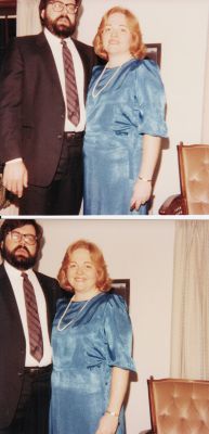 Bill and Sandy
Sorry, I don't recall which year.  Sometime in the 1980s
---Jill
